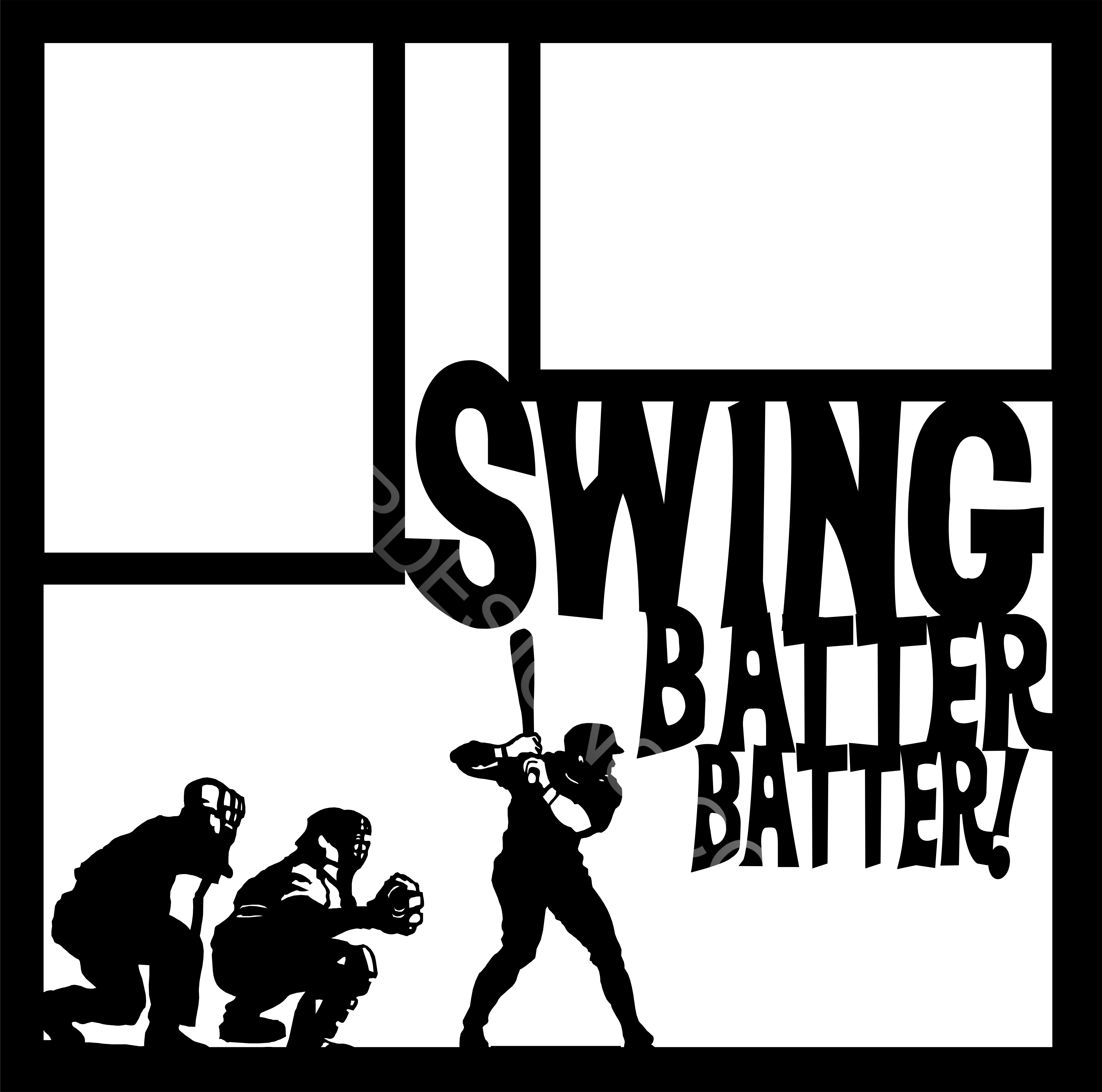 Swing Batter Batter EZ Laser Designs